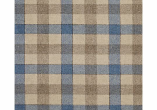 John Lewis Rupert Woven Wool Fabric, Pacific,