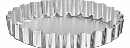 John Lewis Satin Anodised Deep Fluted Flan Tin,