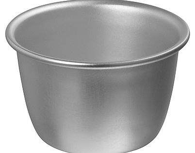 John Lewis Satin Anodised Pudding Moulds, Set of 4