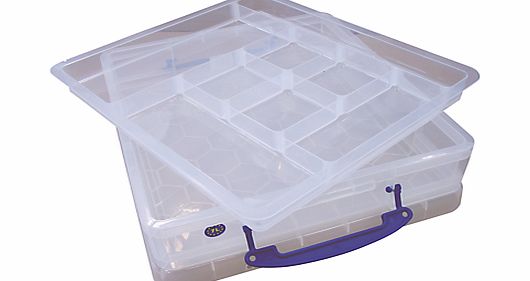 John Lewis Storage Box with Scrapbook Tray, 7