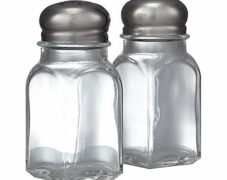 John Lewis The Basics Salt and Pepper Shaker Set