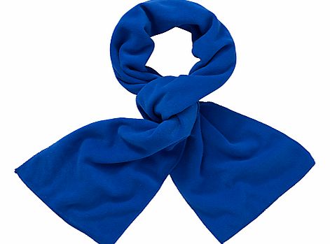 John Lewis Unisex Fleece Scarf, Royal Blue