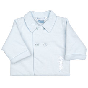 john lewis Wadded Jacket- Blue- 0-3 Months