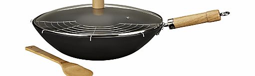 John Lewis Wok Set, Dia.35cm