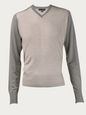 KNITWEAR LIGHT GREY S JV-T-Y923J1