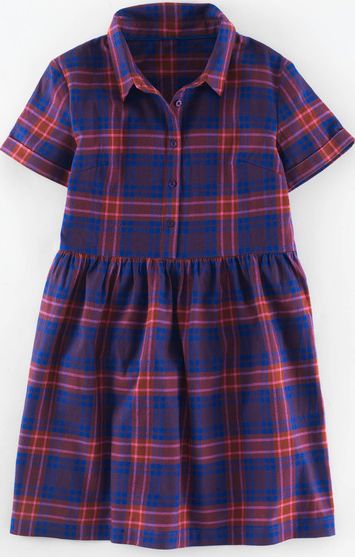 Johnnie  b, 1669[^]34891275 Bobby Summer Dress Deep Purple Check Johnnie b,