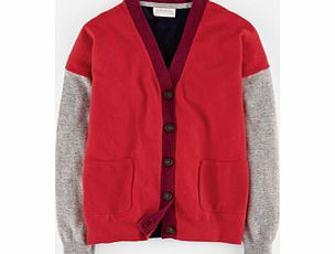 Boyfriend Cardigan, Colourblock,Grey Marl/Navy