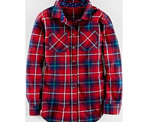 Johnnie  b Boyfriend Shirt, Beetroot Check 34227892