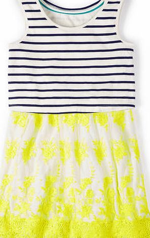 Johnnie  b Camilla Dress Stripe/Fluoro Lemon Johnnie b,