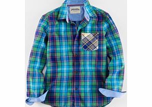 Johnnie  b Check Shirt, Lawn Check,Indigo Check 33846601