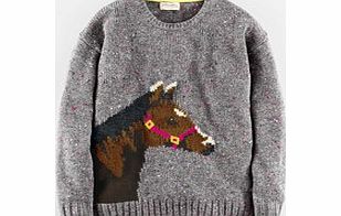 Johnnie  b Clara Jumper, Navy/Owl,Grey Marl/Horse 34422865