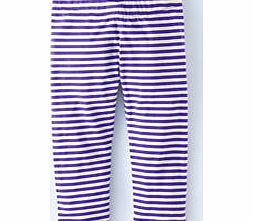 Johnnie  b Cropped Leggings, Seaside Blue/Snowdrop Stripe