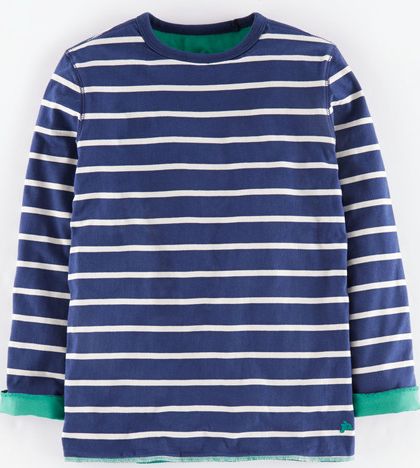 Johnnie  b, 1669[^]34923326 Double Layer T-shirt Navy/Ecru Johnnie b,