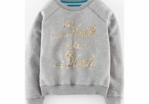 Johnnie  b Elle Sweatshirt, Blue Mist/Owl,Oatmeal Marl