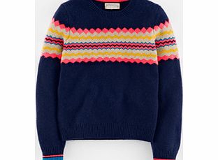 Johnnie  b Fair Isle Jumper, Blue,Oatmeal Marl 34292516