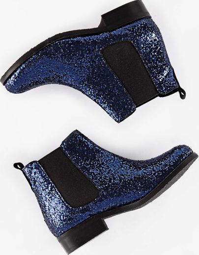 Johnnie  b, 1669[^]34983817 Glitter Chelsea Boots Blue Johnnie b, Blue