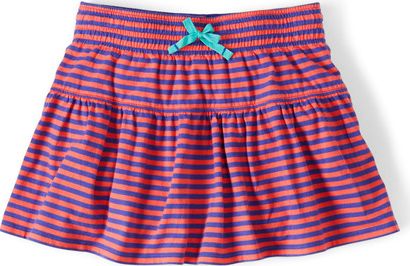 Johnnie  b Jersey Skort Seaside Blue/Dayglow Stripe Johnnie