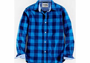 Johnnie  b Laundered Shirt, Navy/Cobalt Gingham 34230342