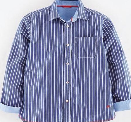 Johnnie  b Laundered Shirt Reef Stripe Johnnie b, Reef