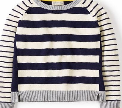 Johnnie  b May Jumper, Navy/Ecru Stripe 34533729