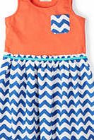 Johnnie  b Maya Dress, Coral/Zig Zag 34531608