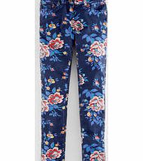 Johnnie  b Printed Skinny Jeans, Navy Bloom 34240556