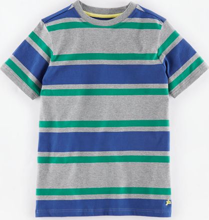 Johnnie  b, 1669[^]34925156 Retro Stripe T-shirt Grey Marl/Golf Johnnie b,