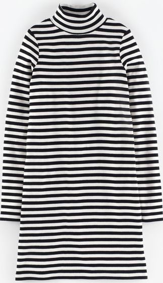 Johnnie  b Robyn Summer Dress Black/Snowdrop Stripe Johnnie