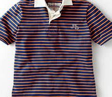 Johnnie  b Short Sleeve Rugby, Dark Blue/Fizzy Orange