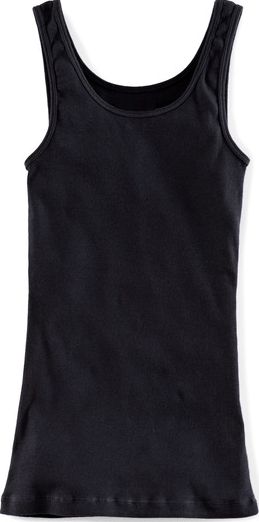 Johnnie  b, 1669[^]35242007 Slim Rib Vest Black Johnnie b, Black 35242007