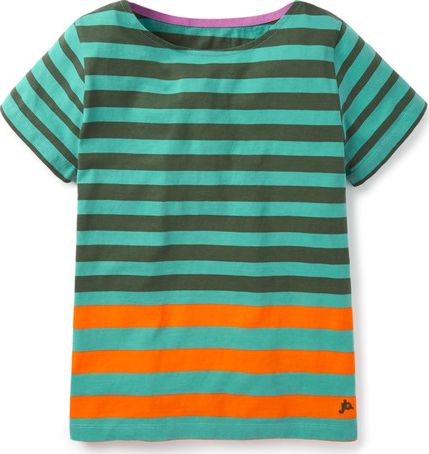 Johnnie  b, 1669[^]35171784 Stripy Colourblock T-shirt Green Johnnie b,