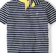 Johnnie  b Stripy Slub Polo, Navy/Ecru 34538744