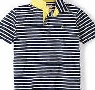 Johnnie  b Stripy Slub Polo, Navy/Ecru 34538751