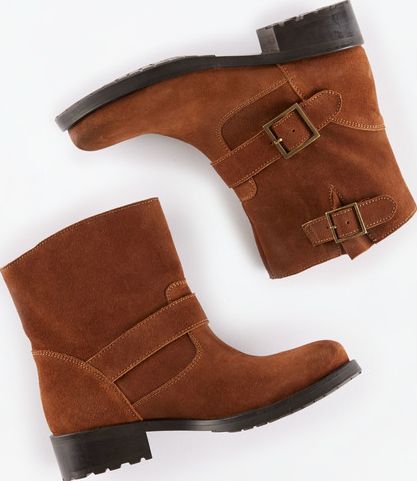 Johnnie  b, 1669[^]34983890 Suede Biker Boots Warm Chestnut Johnnie b, Warm