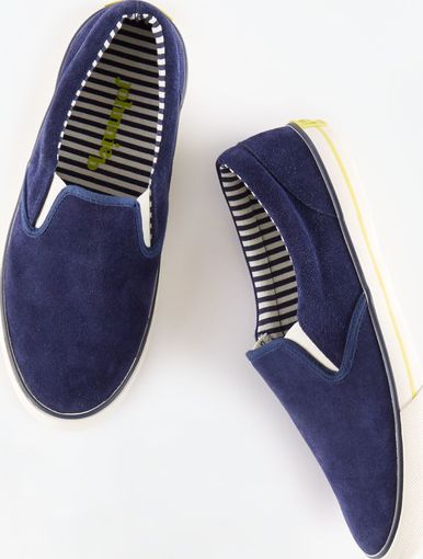 Johnnie  b, 1669[^]34983445 Suede Slip-ons Blue Johnnie b, Blue 34983445