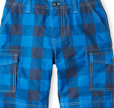 Johnnie  b Summer Cargo Shorts Storm/Paradise Blue Check