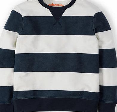 Johnnie  b Sweatshirt Navy/Ecru Stripe Johnnie b,