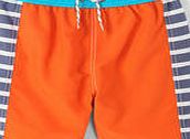 Johnnie  b Swimshorts, Orange/Navy Stripe 34584235