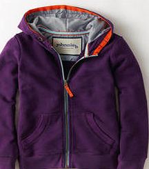 Johnnie  b Zip Through Hoody, Blackcurrant 33841396