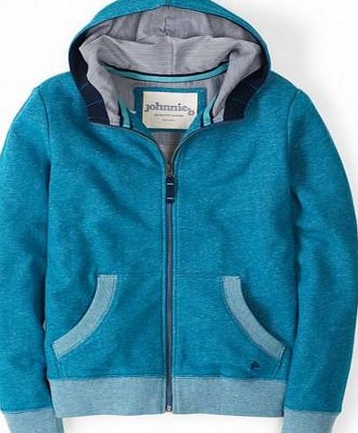 Johnnie  b Zip Through Hoody, Blue 34591107