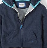 Johnnie  b Zip Through Hoody, Navy Melange 34579839