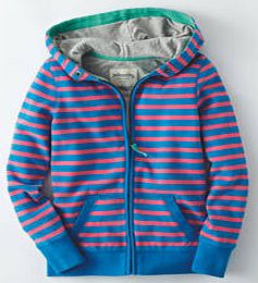 Johnnie  b Zoe Zip Through, Fluoro Blue/Day Glow Stripe