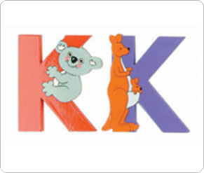 Jolly Phonics K - Wooden Letter