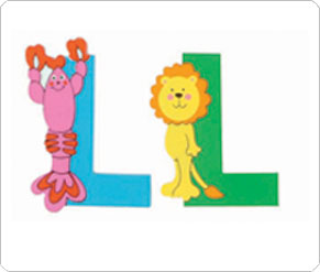 Jolly Phonics L - Wooden Letter