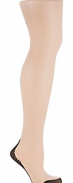 Contrast Seam & Heel Tights,