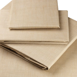 Jonelle Linen Look Cotton Standard Pillowcase- Flax