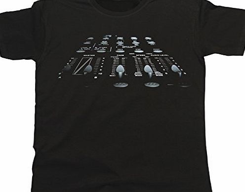 jonny cotton DJ Mixing Deck Unisex Fit T-Shirt Mens amp; Ladies Music Instrument Festival Band