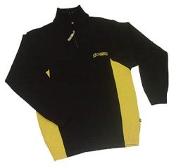 Jordan Jordan Half Zip Knitted Top (Black)