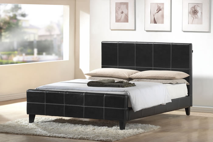 Joseph Beds Erba 5ft Kingsize Leather Bed