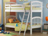 Joseph International 3`Single J Twin Bunk White Bunk Bed